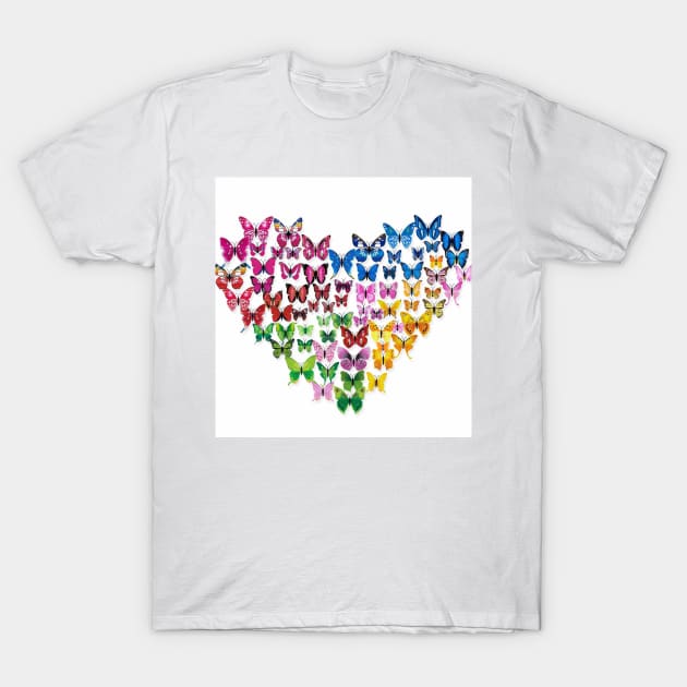 Butterflies T-Shirt by  Butterflies